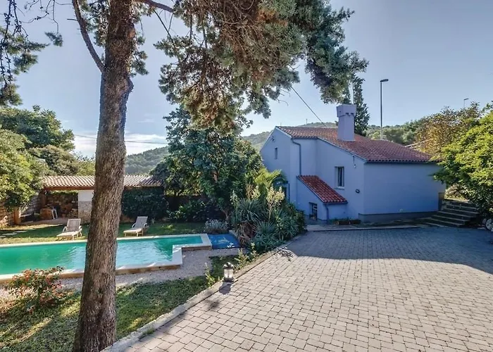 In With Pool, Whirpool, Terrace, Air Conditioning, Wi-fi, Washing Machine 4780-1 * Mali Lošinj